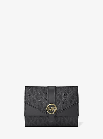 Greenwich Medium Signature Logo Trifold Wallet