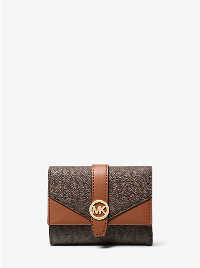 Greenwich Medium Signature Logo Trifold Wallet