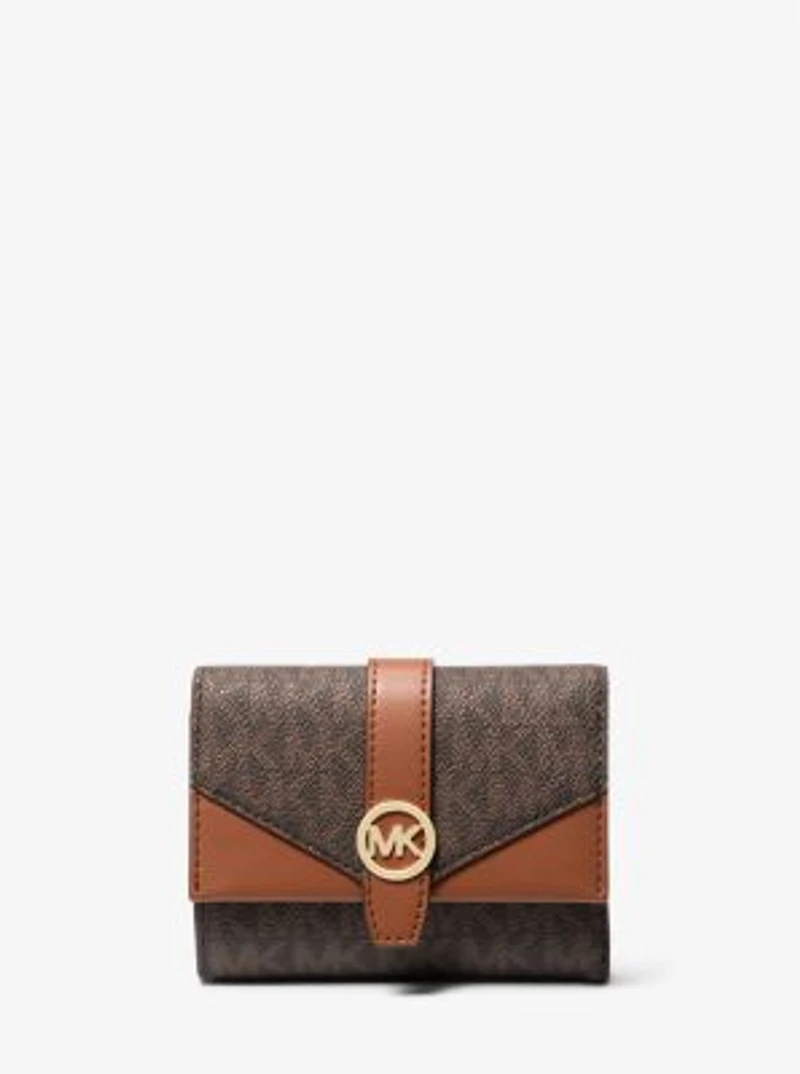 Greenwich Medium Signature Logo Trifold Wallet