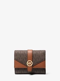 Greenwich Medium Signature Logo Trifold Wallet