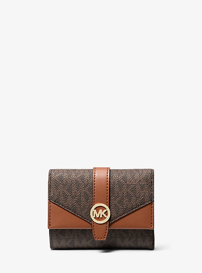 Greenwich Medium Signature Logo Trifold Wallet