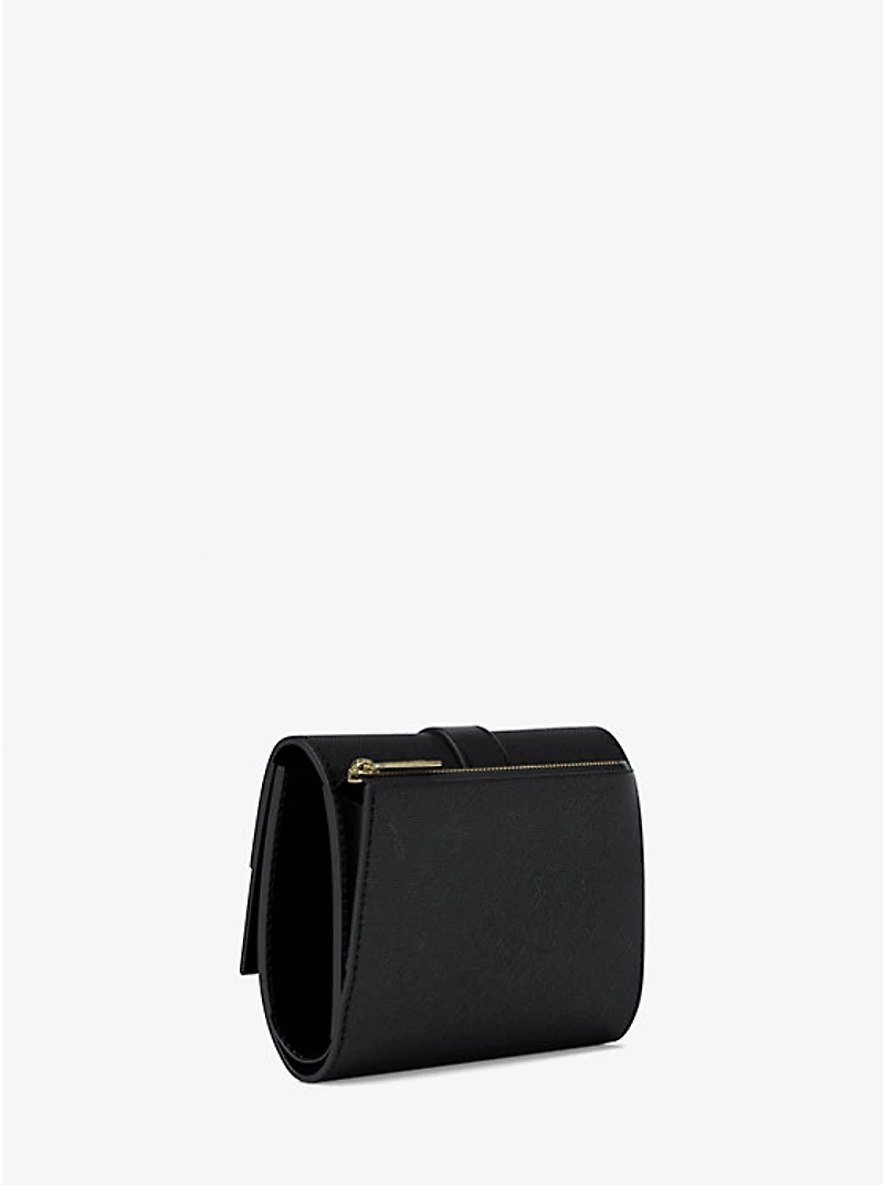 Greenwich Medium Saffiano Leather Trifold Wallet