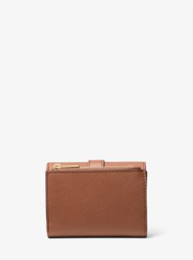 Greenwich Medium Saffiano Leather Trifold Wallet