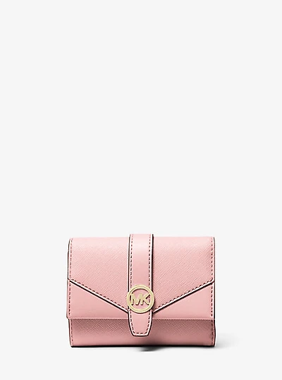 Greenwich Medium Saffiano Leather Trifold Wallet