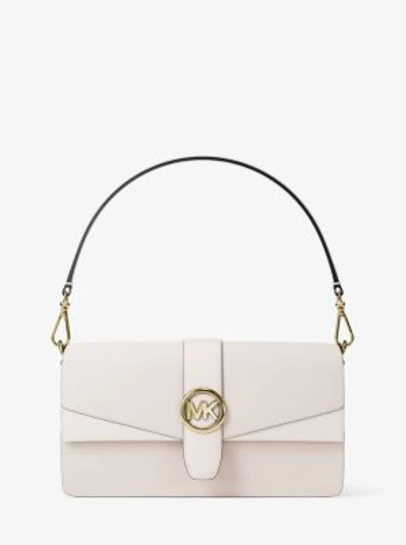 Greenwich Medium Saffiano Leather Shoulder Bag