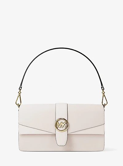 Greenwich Medium Saffiano Leather Shoulder Bag