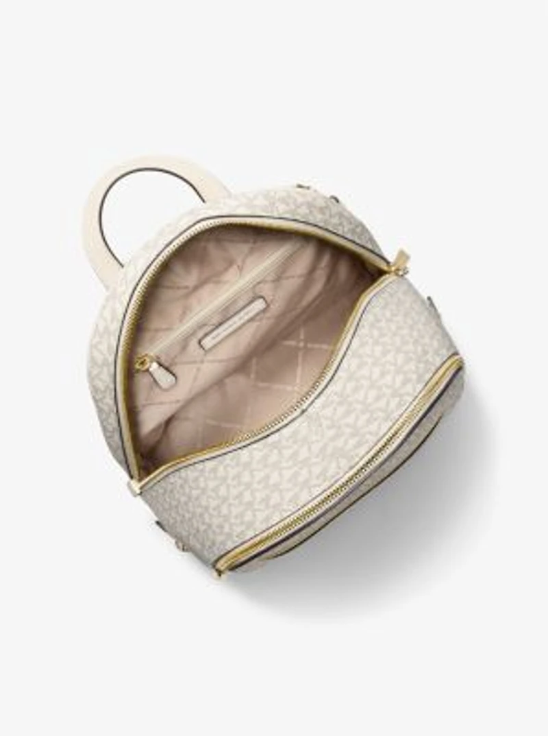 Rhea Medium Signature Logo Backpack