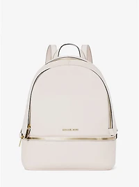 Rhea Medium Pebbled Leather Backpack