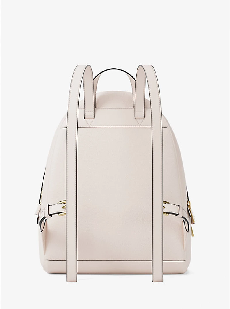Rhea Medium Pebbled Leather Backpack
