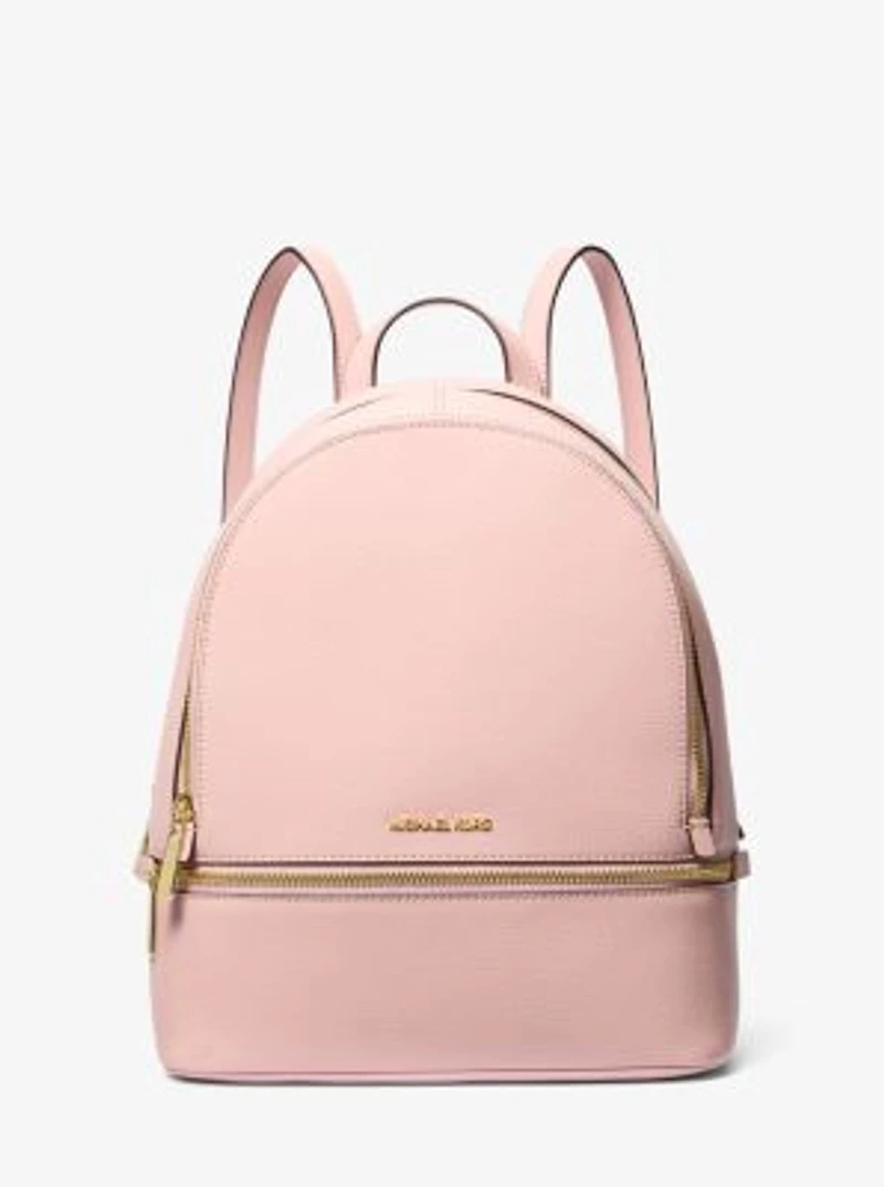 Rhea Medium Pebbled Leather Backpack