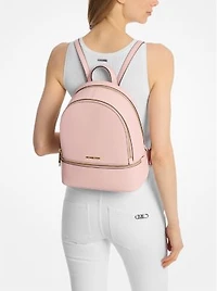 Rhea Medium Pebbled Leather Backpack