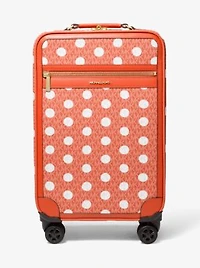 Small Polka Dot Signature Logo Suitcase