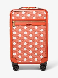 Small Polka Dot Signature Logo Suitcase