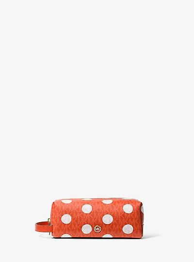 Jet Set Polka Dot Signature Logo Travel Kit
