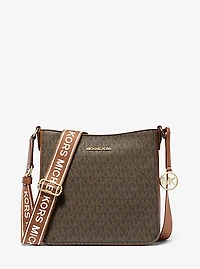 Jet Set Travel Small Signature Logo Messenger Bag