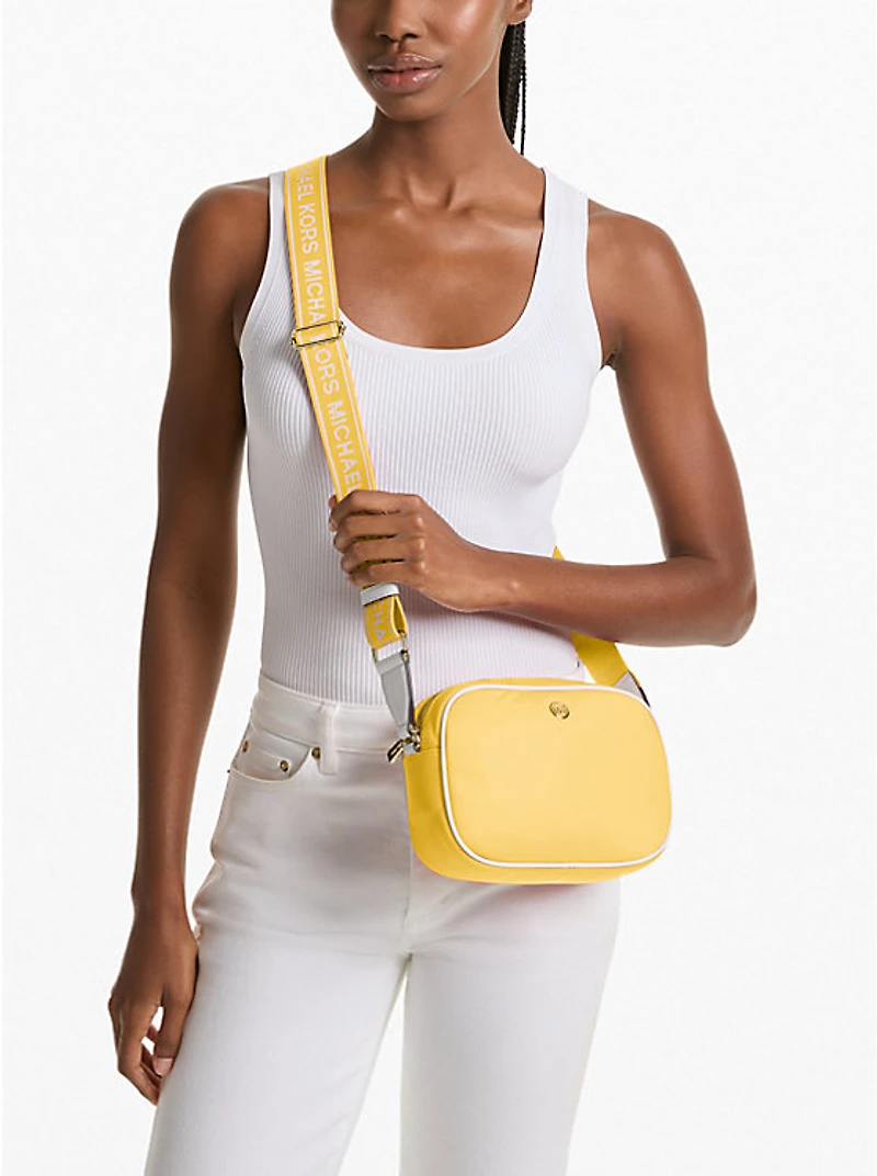 Jet Set Medium Nylon Camera Crossbody Bag