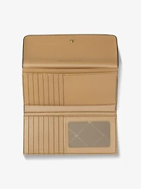 Jet Set Large Signature Logo Tri-Fold Wallet