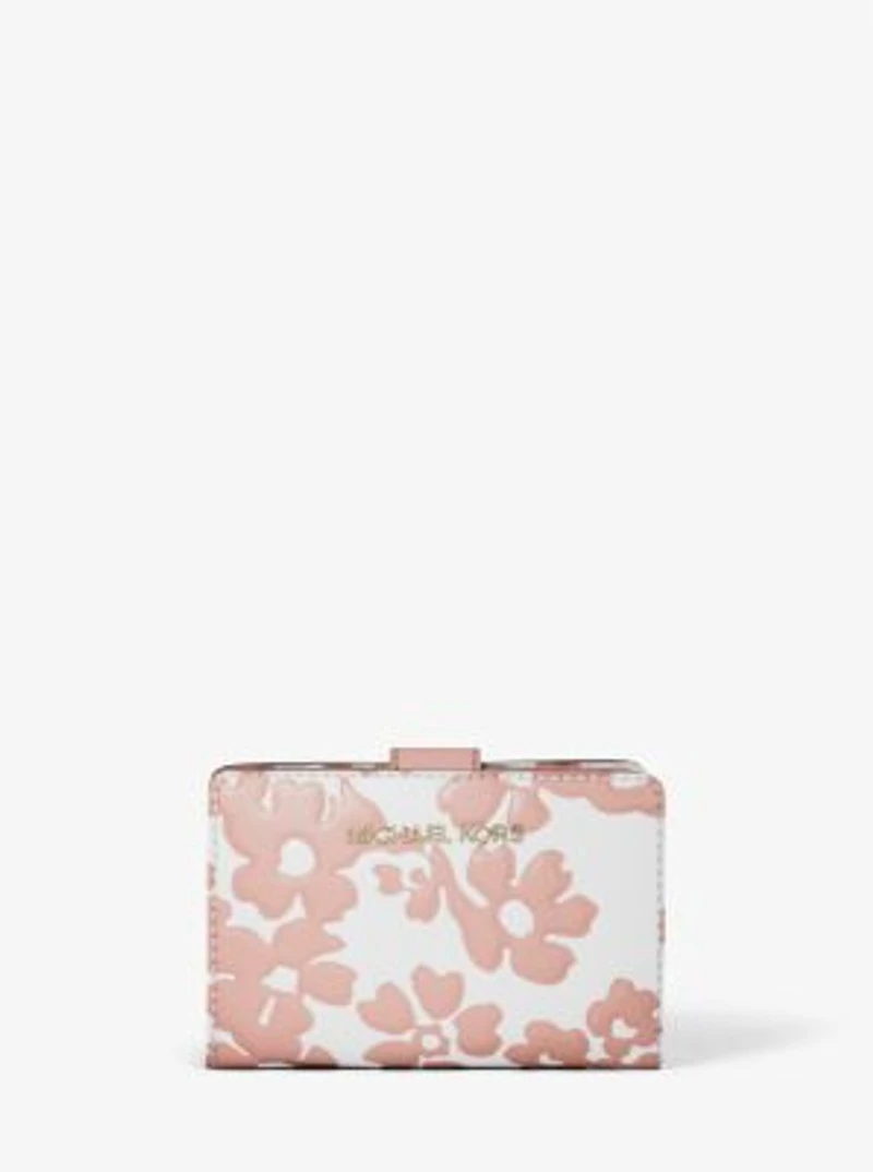 Jet Set Medium Floral Print Bi-Fold Wallet