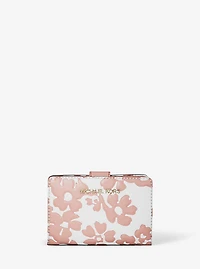 Jet Set Medium Floral Print Bi-Fold Wallet