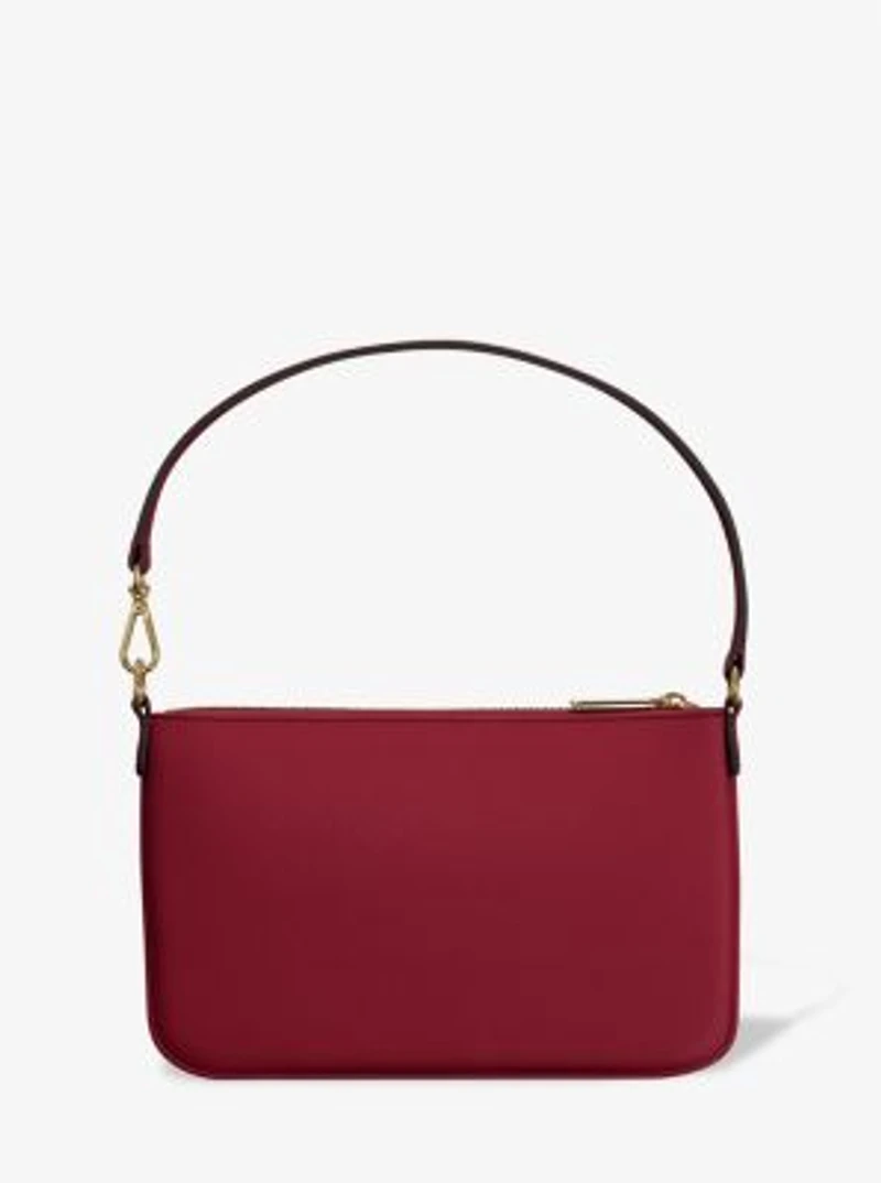 Jet Set Small Pebbled Leather Convertible Wristlet