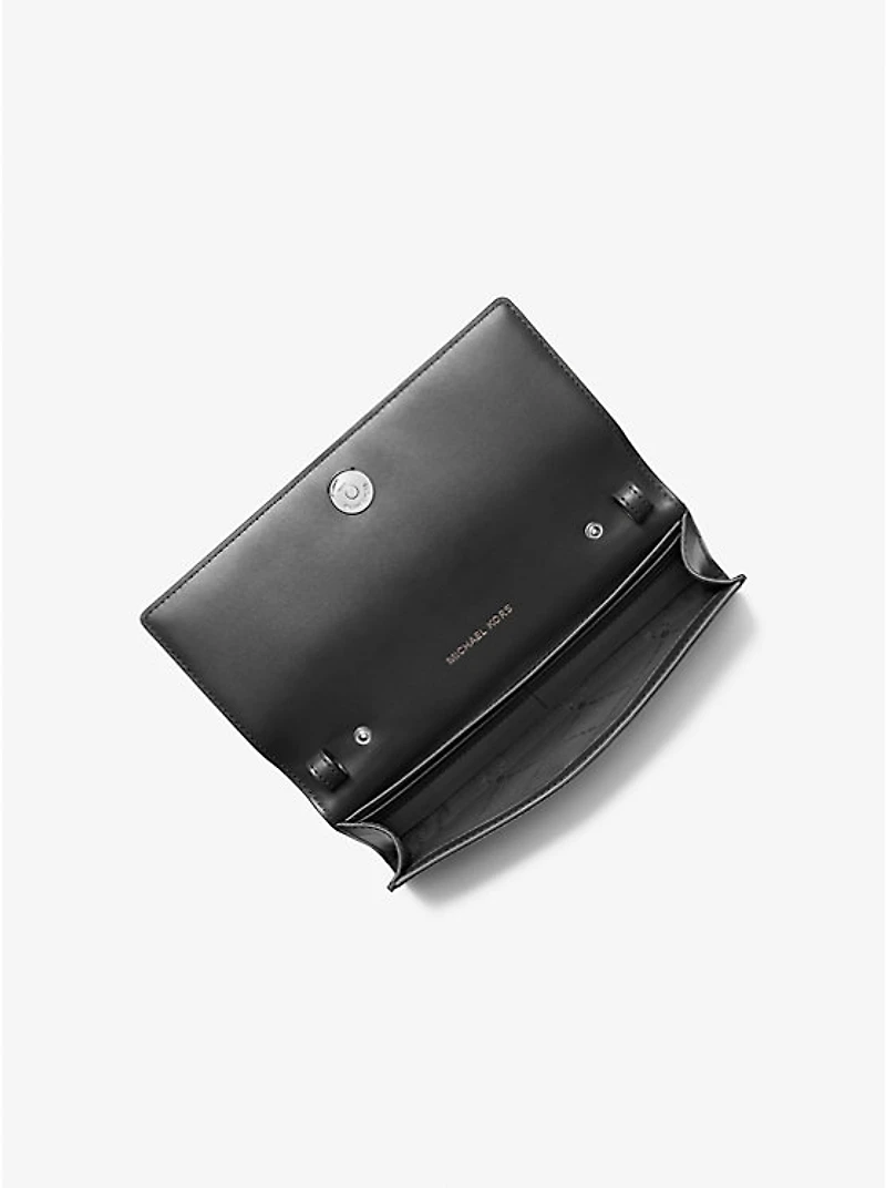 Carson Large Pebbled Leather Convertible Crossbody Bag