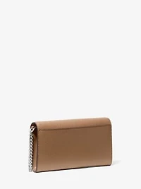 Carson Large Pebbled Leather Convertible Crossbody Bag