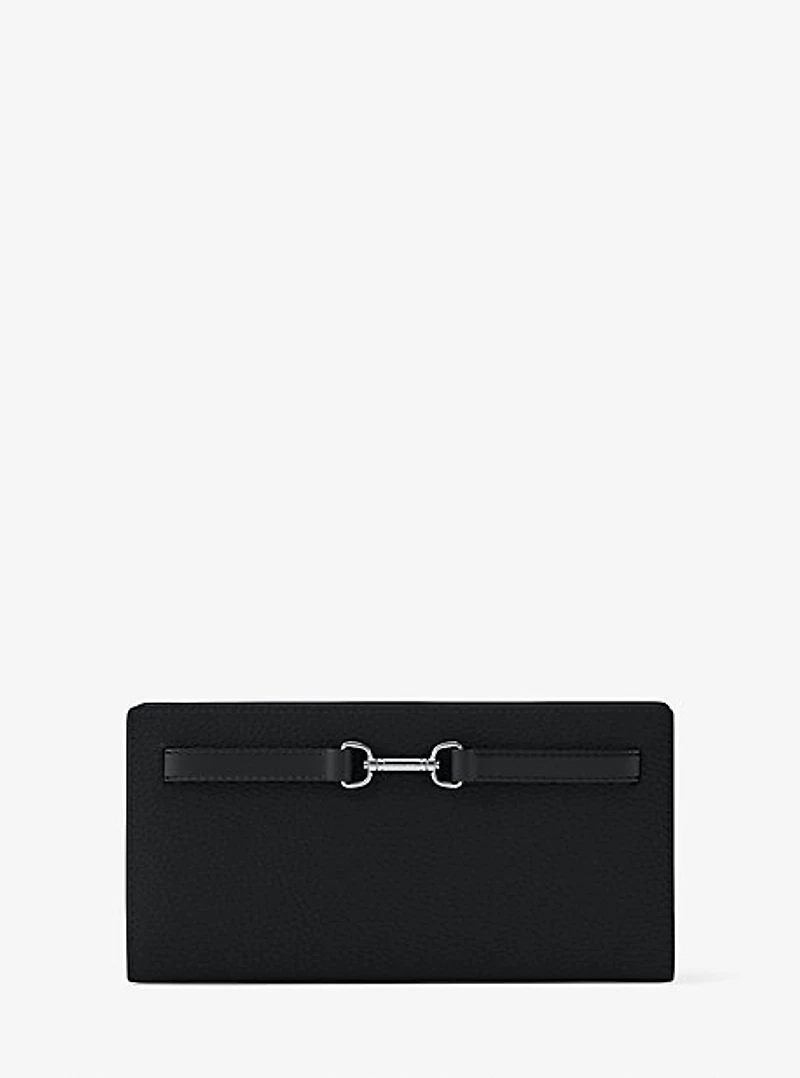 Carson Large Pebbled Leather Wallet