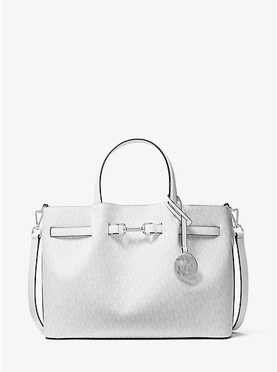 Carson Medium Signature Logo Satchel
