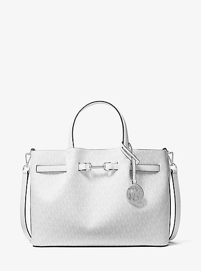 Carson Medium Signature Logo Satchel