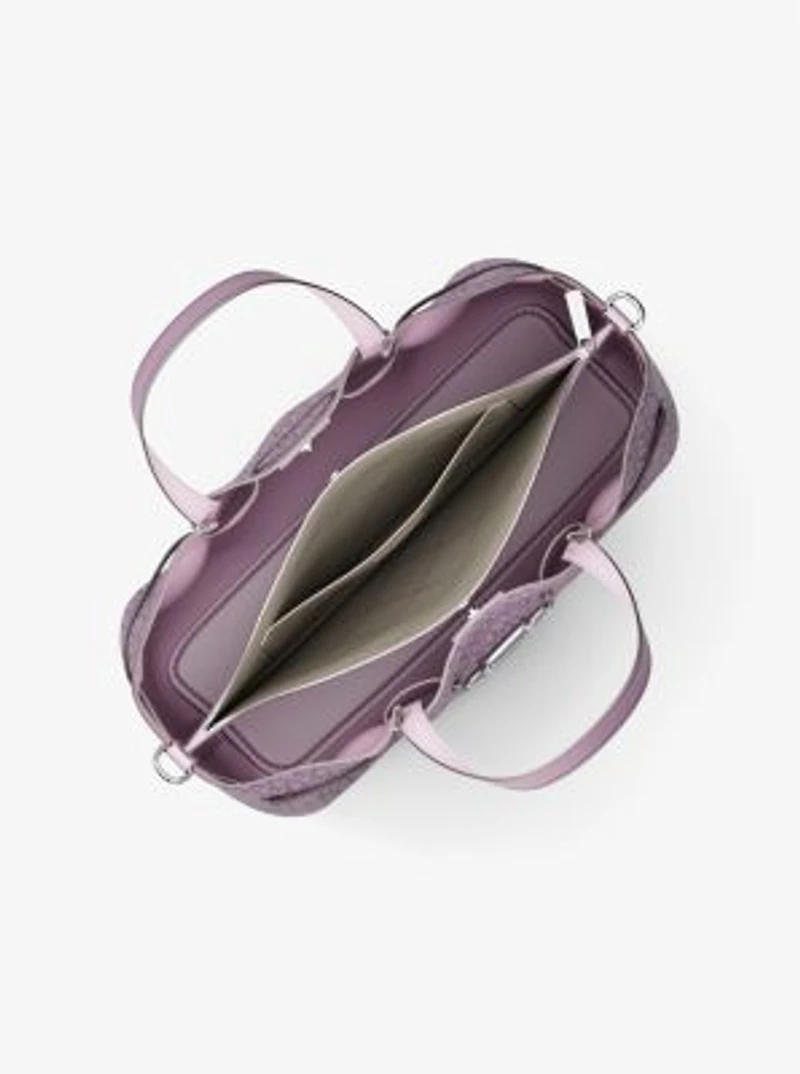 Carson Medium Signature Logo Satchel