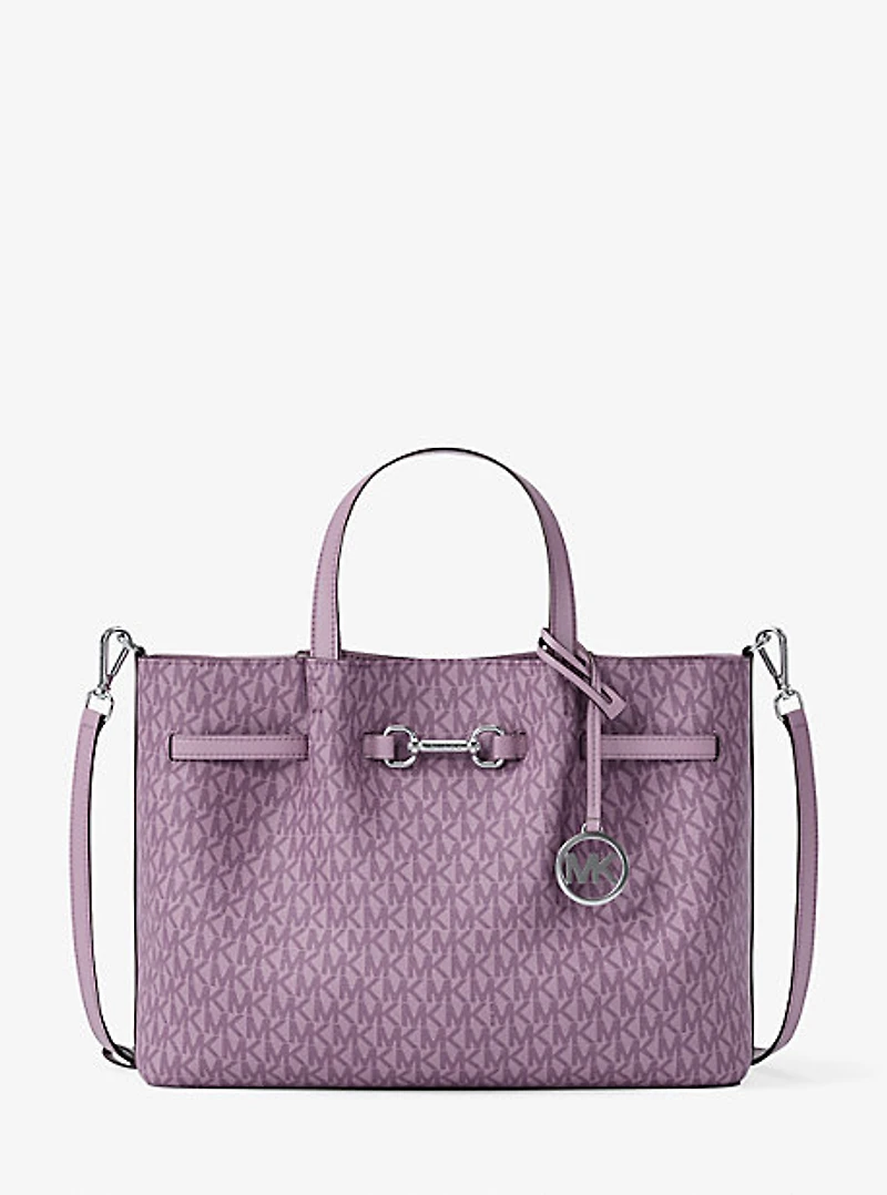 Carson Medium Signature Logo Satchel