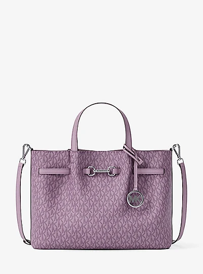 Carson Medium Signature Logo Satchel