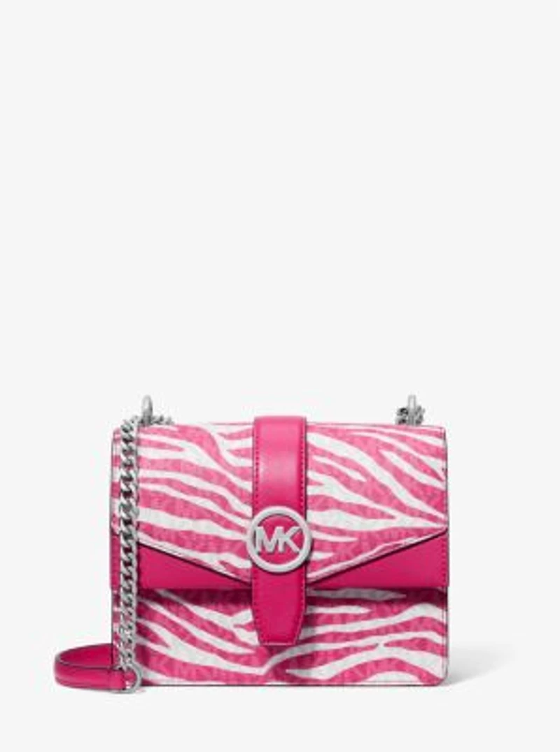 Greenwich Small Animal Print Logo Crossbody Bag