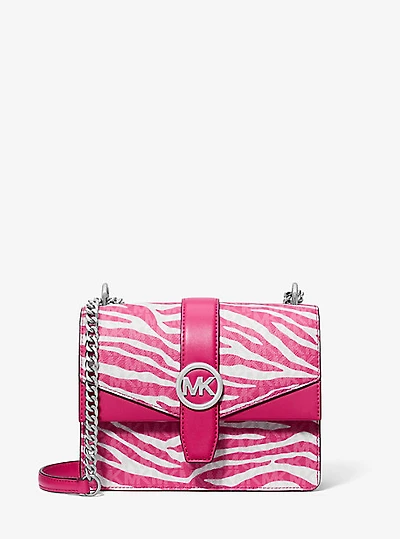 Greenwich Small Animal Print Logo Crossbody Bag
