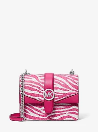 Greenwich Small Animal Print Logo Crossbody Bag