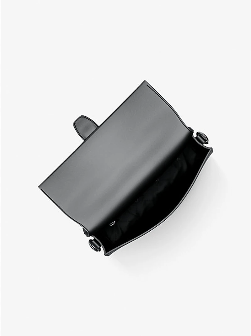 Greenwich Medium Saffiano Leather Convertible Shoulder Bag