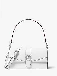 Greenwich Medium Saffiano Leather Convertible Shoulder Bag