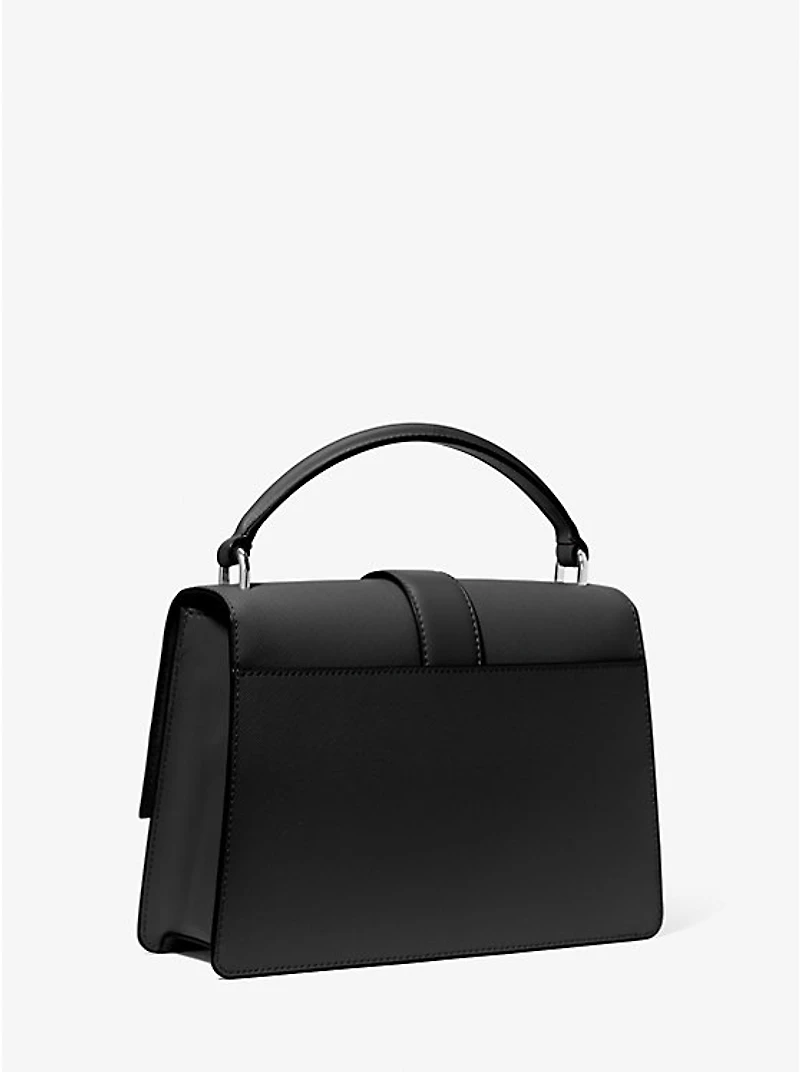 Greenwich Medium Saffiano Leather Satchel