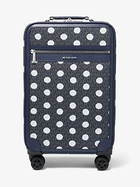 Small Polka Dot Signature Logo Suitcase
