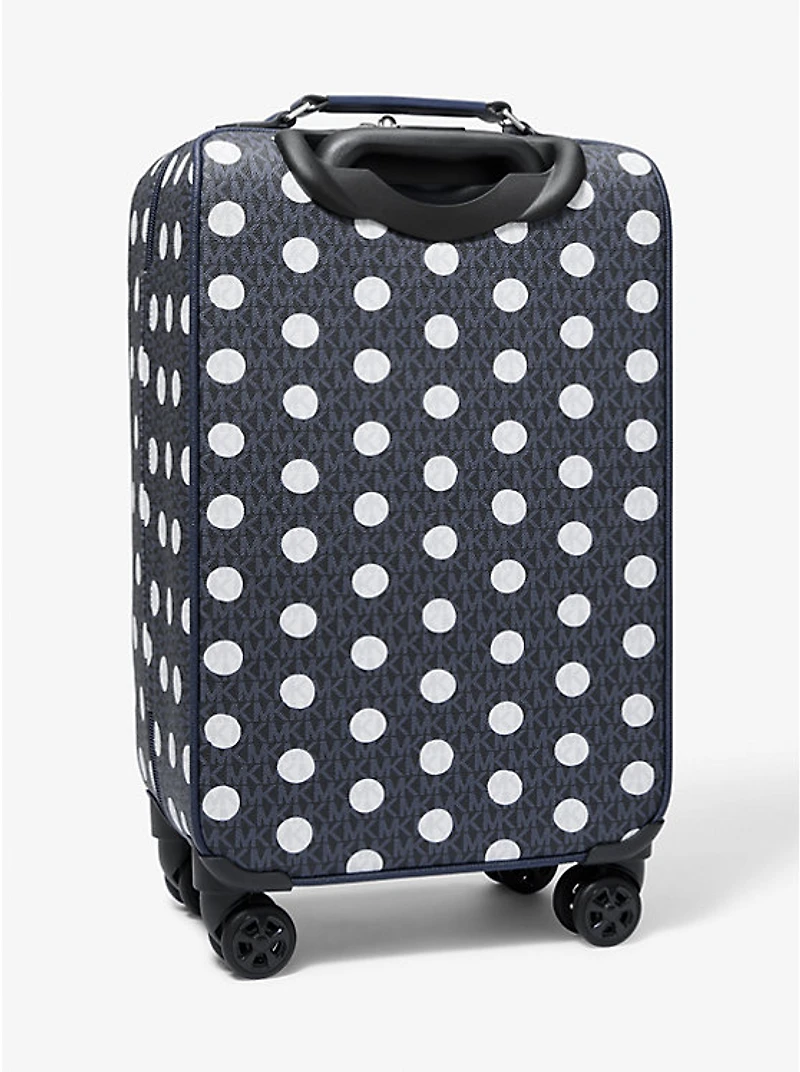 Small Polka Dot Signature Logo Suitcase