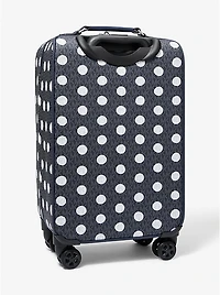 Small Polka Dot Signature Logo Suitcase