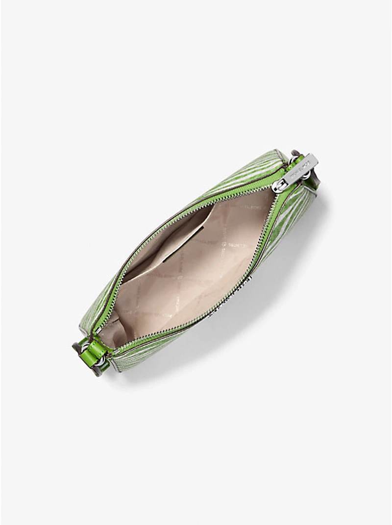 Jet Set Leather Medium Animal Print Logo Crossbody Bag with Case for Apple Airpods Pro®