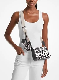 Jet Set Small Sequined Floral Print Crossbody Bag with Case for Apple Airpods Pro®