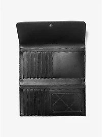 Jet Set Travel Signature Logo Tri-Fold Wallet