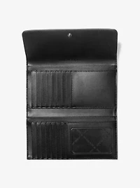 Jet Set Travel Signature Logo Tri-Fold Wallet
