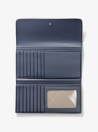 Jet Set Travel Signature Logo Tri-Fold Wallet