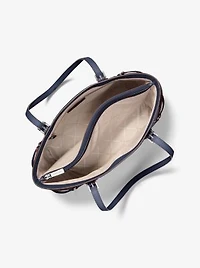 Voyager Large Saffiano Leather Tote Bag