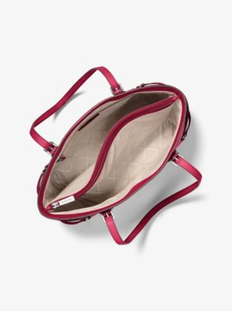 Voyager Large Saffiano Leather Tote Bag