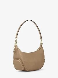 Merritt Medium Suede Convertible Shoulder Bag