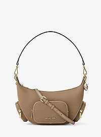 Merritt Medium Suede Convertible Shoulder Bag